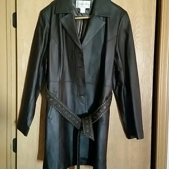 Chadwicks leather coat - Picture 1 of 4